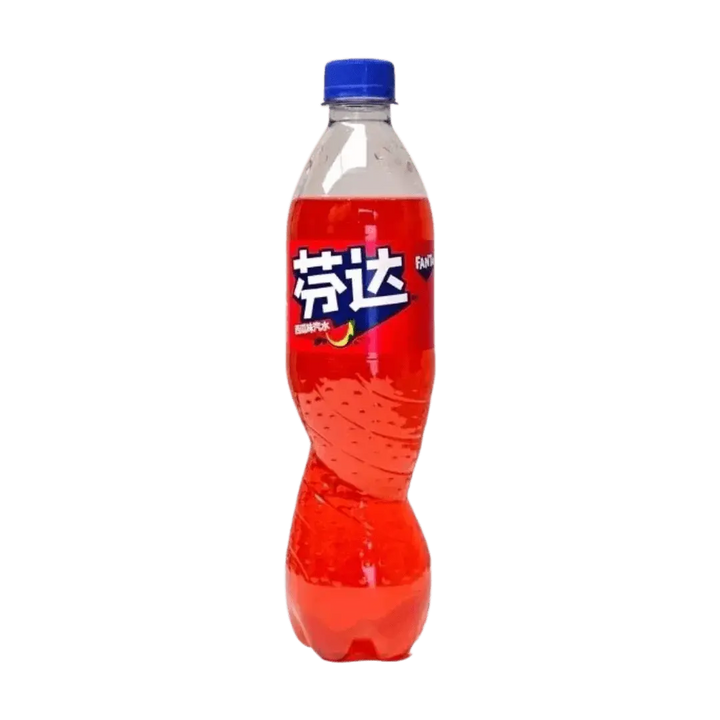 Fanta Watermelon – Refreshing Watermelon-Flavored Soda 500mL Bottle (China)