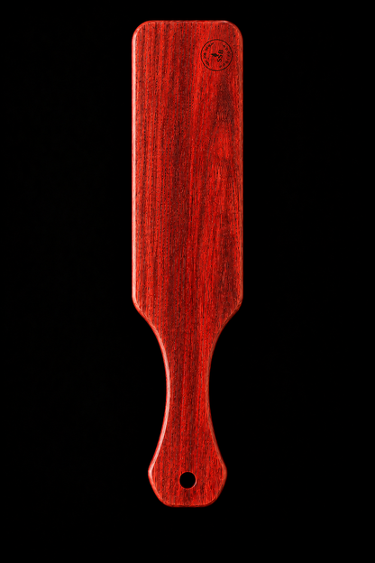 Full Paddle in Bloodwood — Maker's mark front