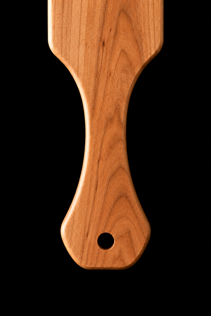 Full Paddle in Cherry — Handle close-up