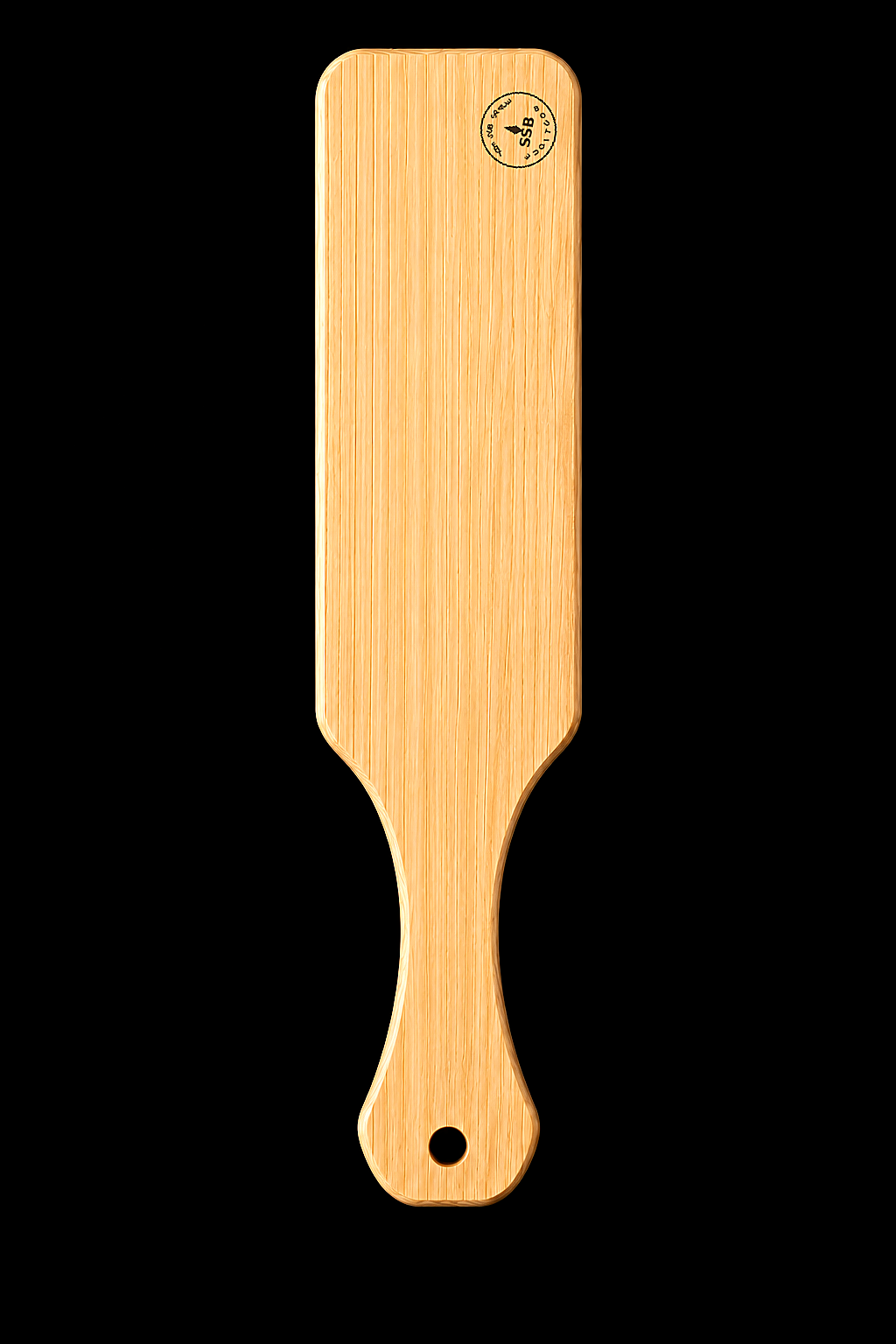 Full Paddle in Hickory — Maker's mark front