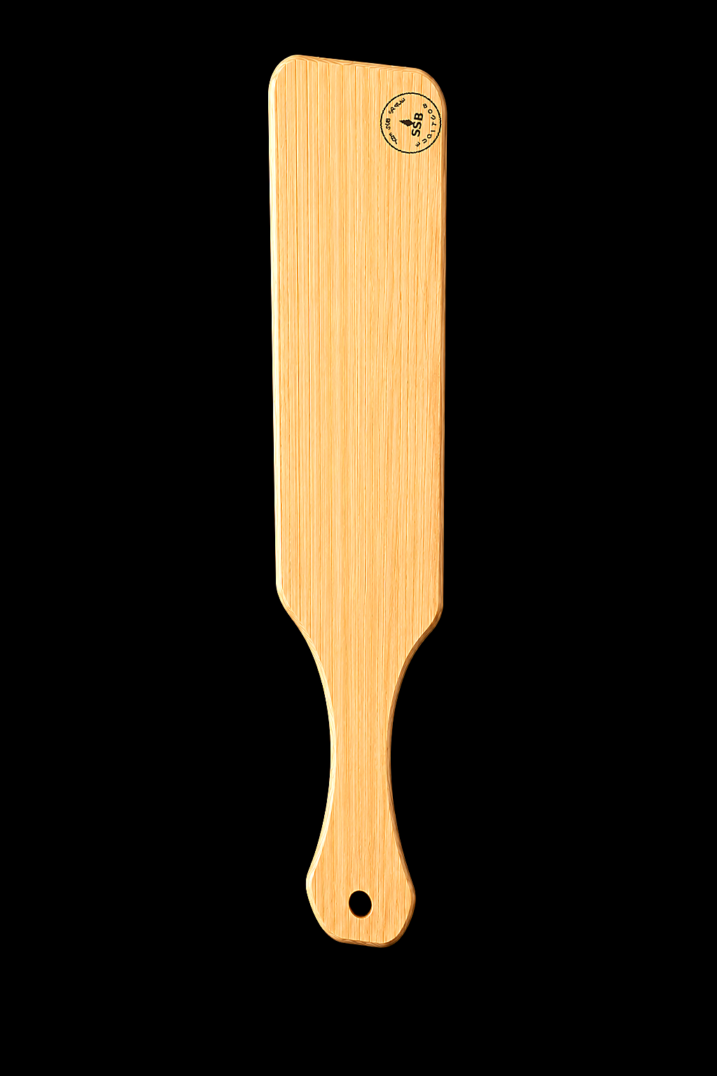 Full Paddle in Hickory — Three-quarter view