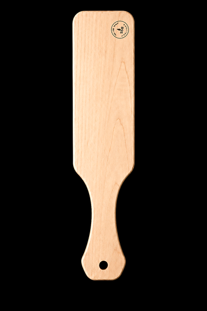 Full Paddle in Maple — Maker's mark front