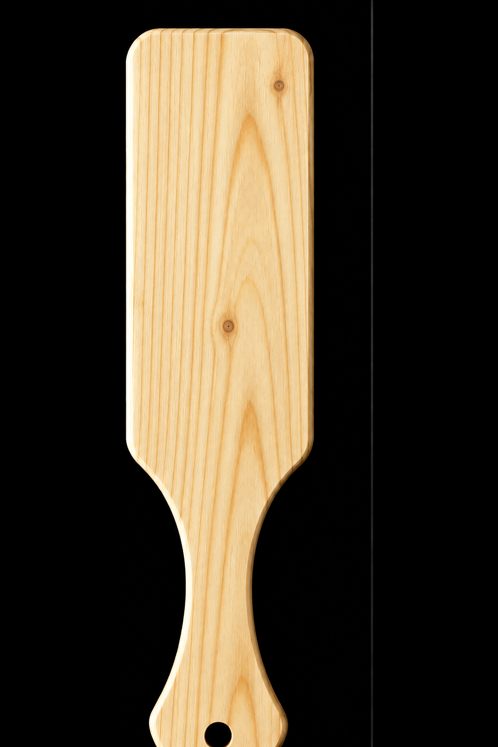 Full Paddle in Pine — Three-quarter view
