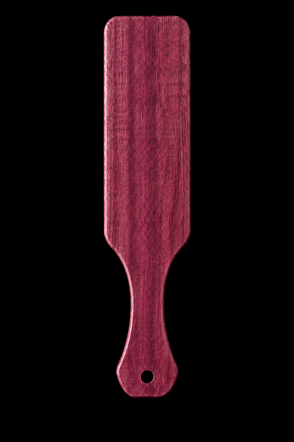 Full Paddle in Purpleheart — Main bare face