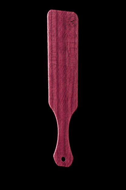 Full Paddle in Purpleheart — Three-quarter view