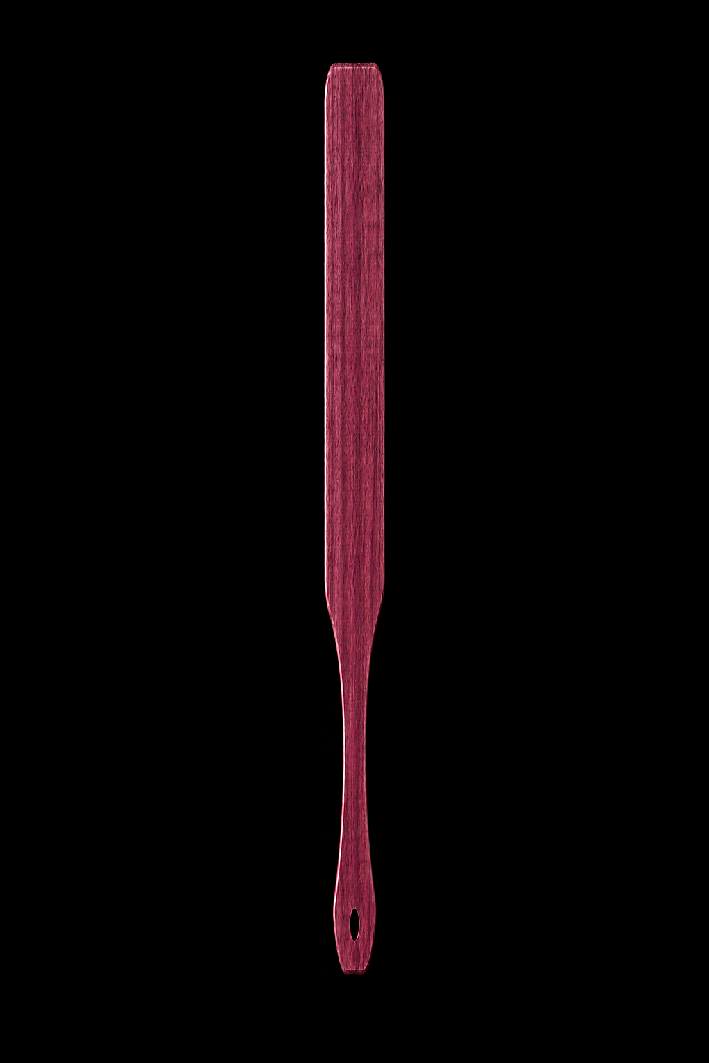 Full Paddle in Purpleheart — Side profile