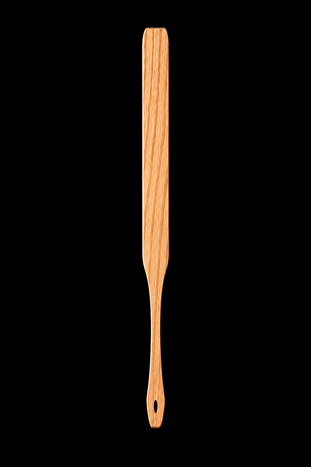 Full Paddle in Red Oak — Side profile