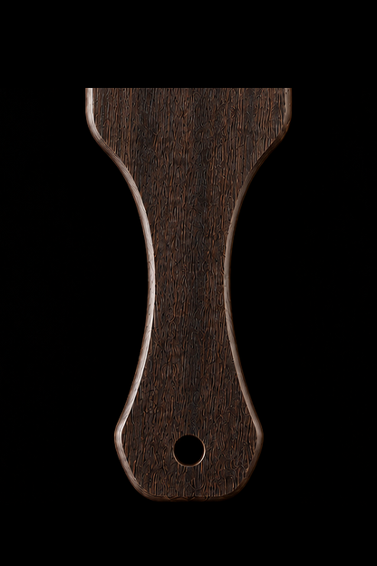 Full Paddle in Wenge — Handle close-up