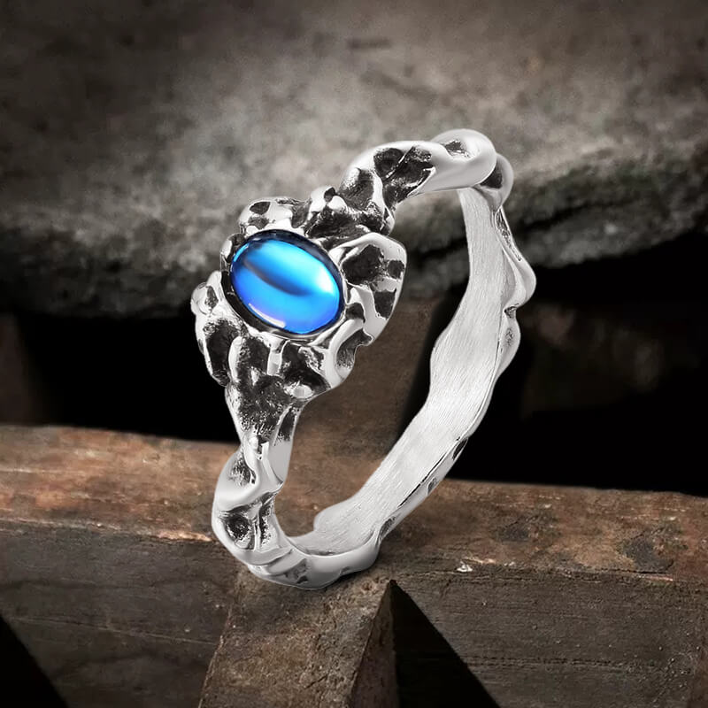 Gothic Branch Stainless Steel Engagement Ring