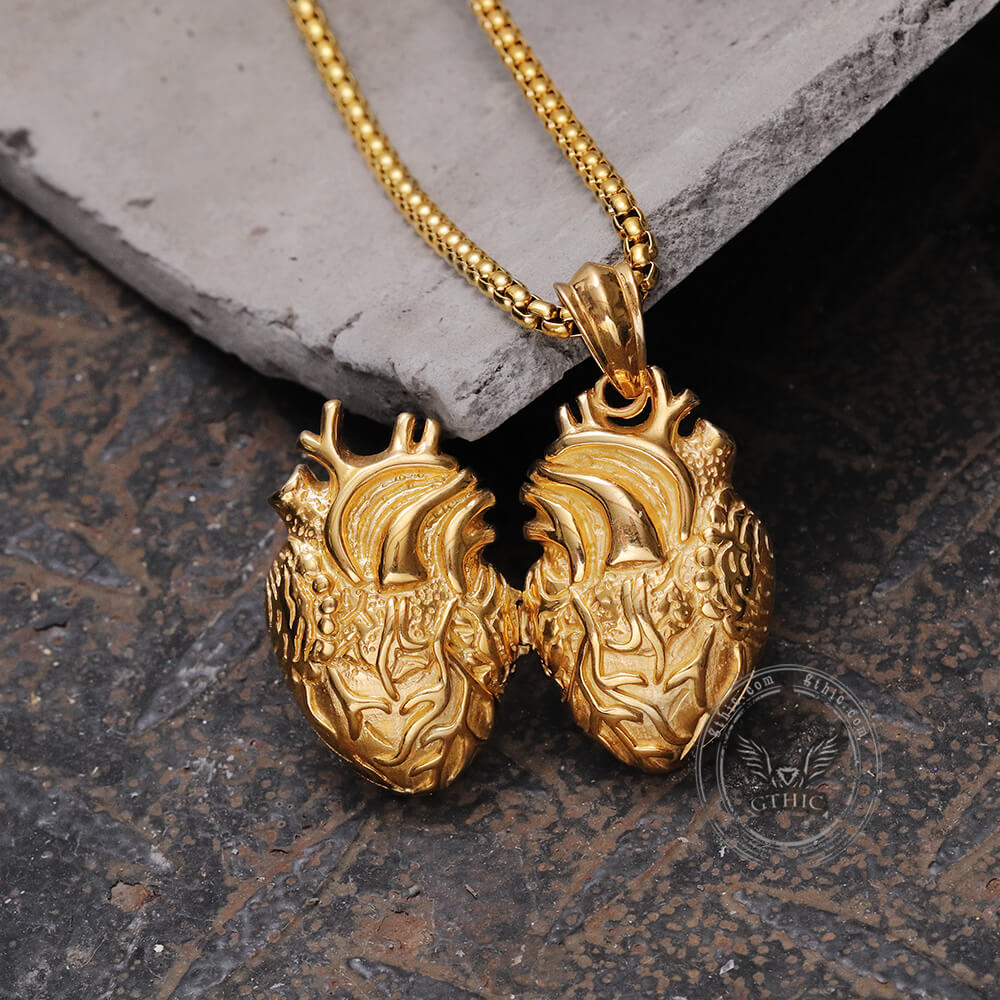 Heart Stainless Steel Open Necklace