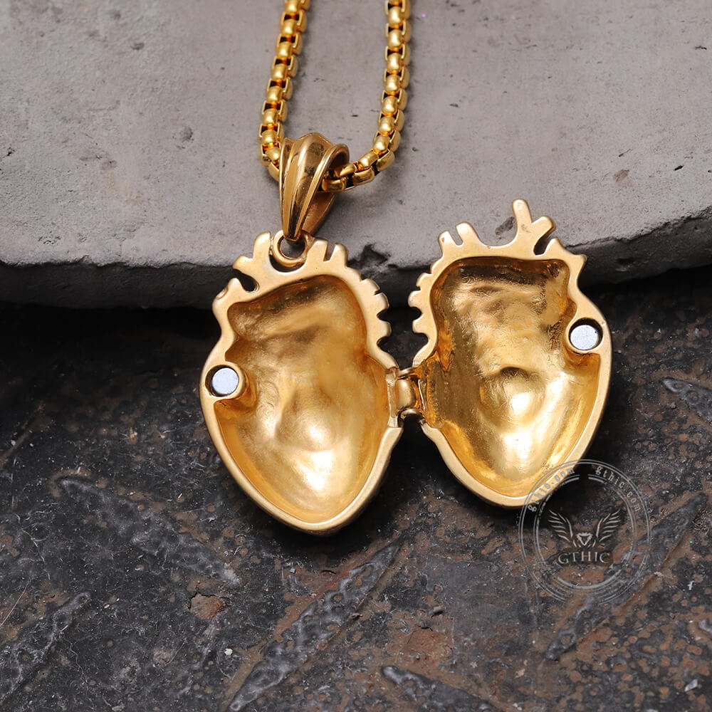 Heart Stainless Steel Open Necklace