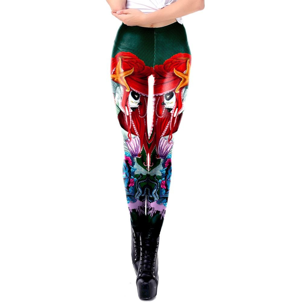 Day of the Dead Print Leggings | Yoga Pants | Dark Gothic Skull Stretchy