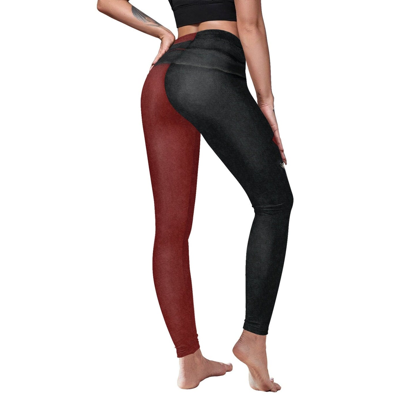 Harley Q Leggings | Yoga Pants | Cosplay Stretchy