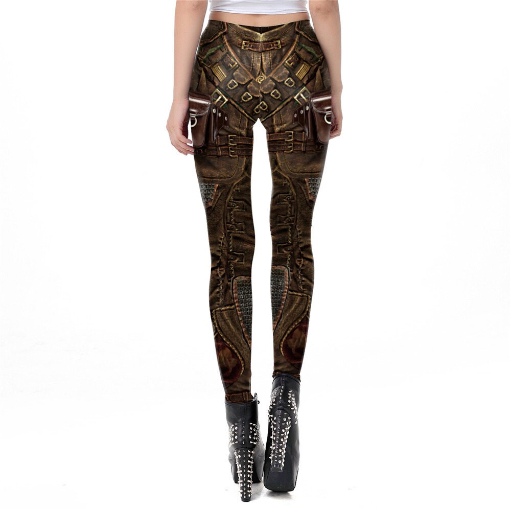Adventurer Print Leggings | Yoga Pants | Steampunk Stretchy