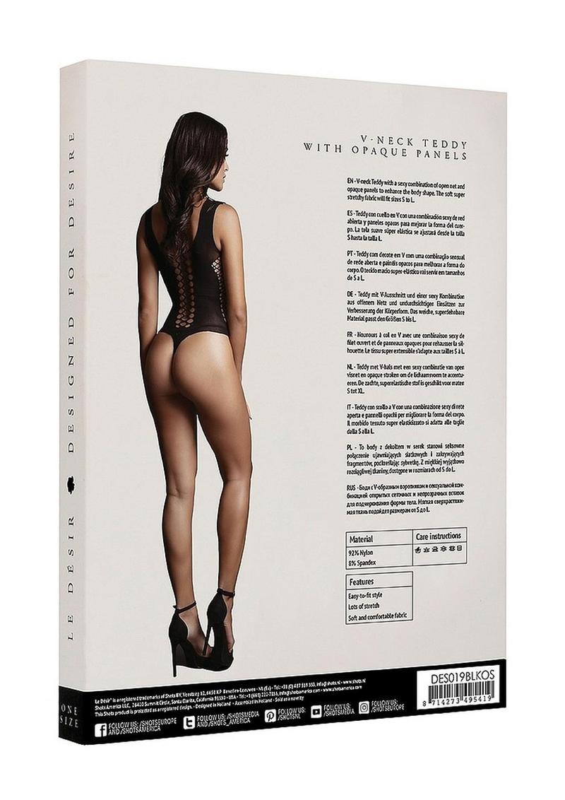 Le Désir Contrast Fence Net Teddy