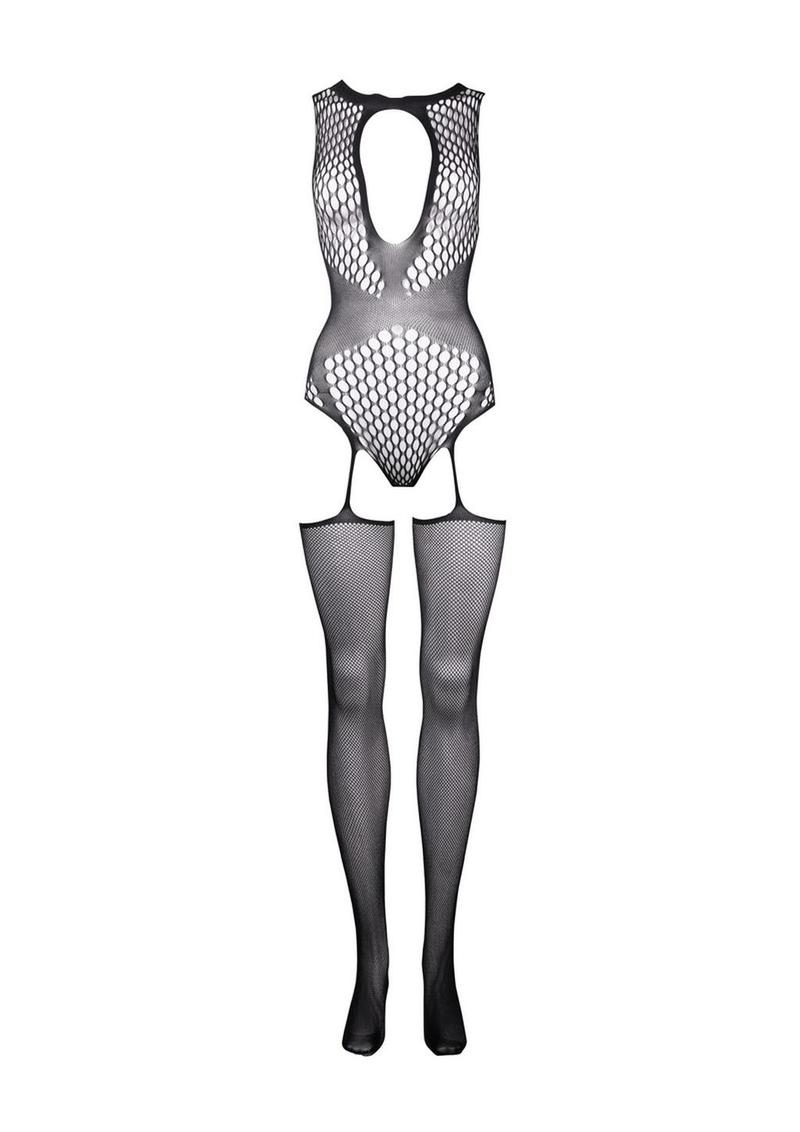 Le Désir Designed for Desire Black Fishnet Bodystocking