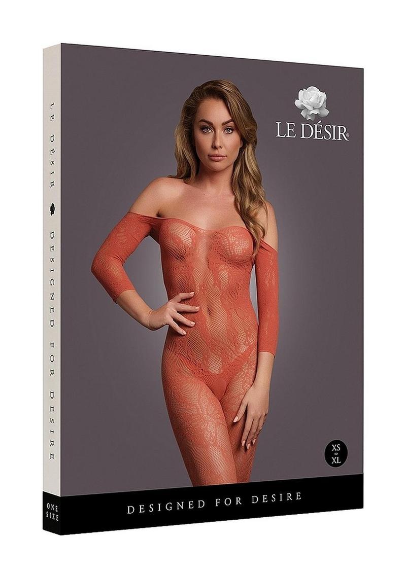 Le Desir Lace Long Sleeved Bodystocking