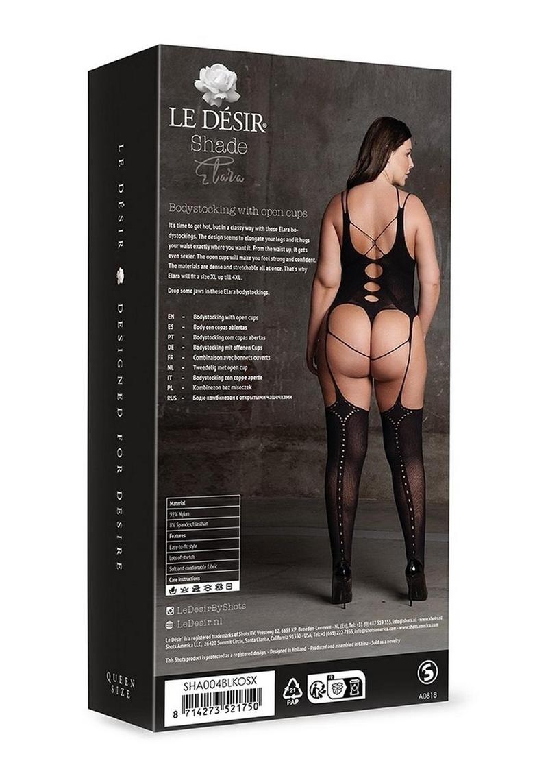Le Desir Shade Elara Vii Bodystocking With Open Cups