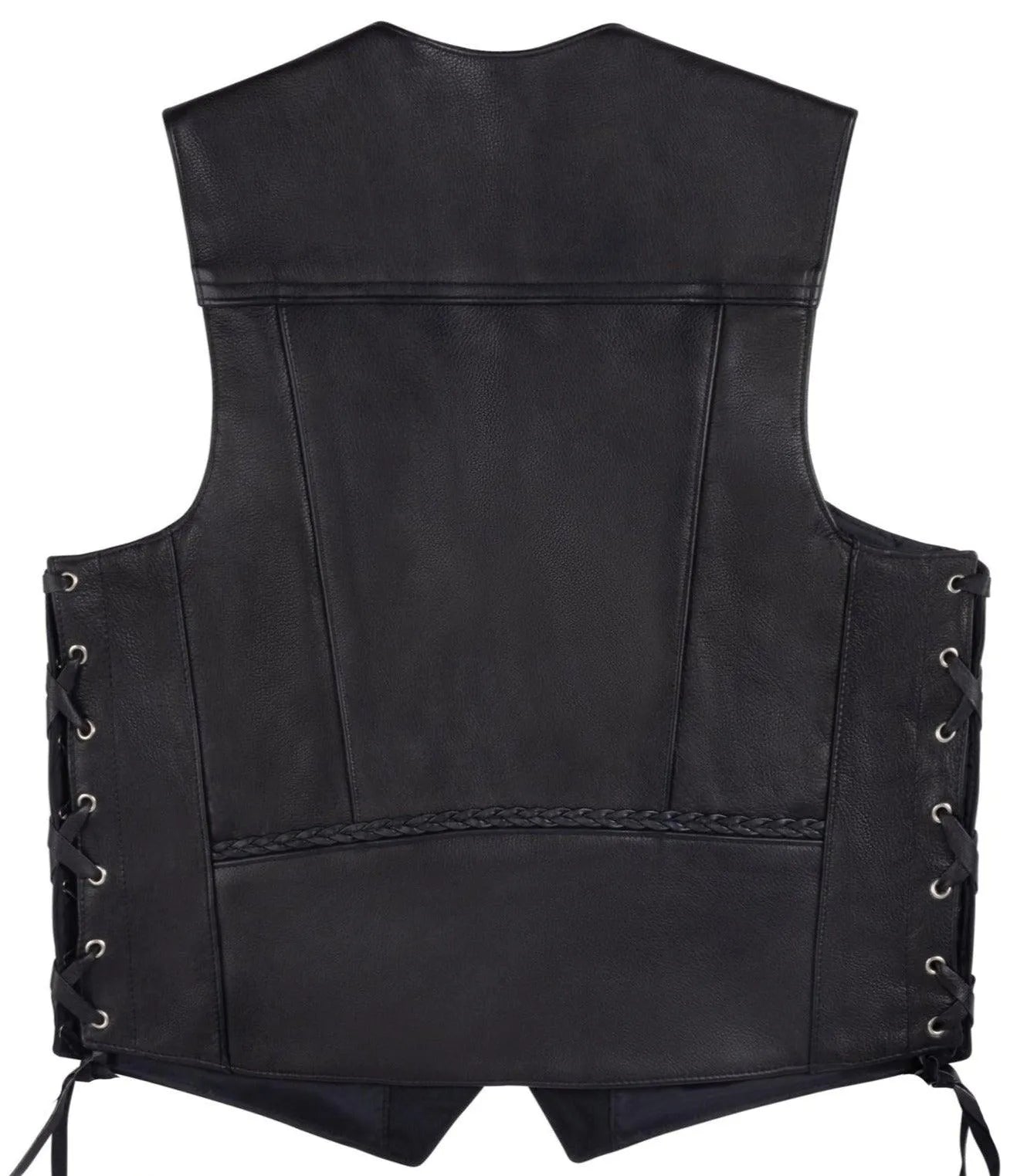 Legendary Gunslinger Men's Motorcycle Leather Vest