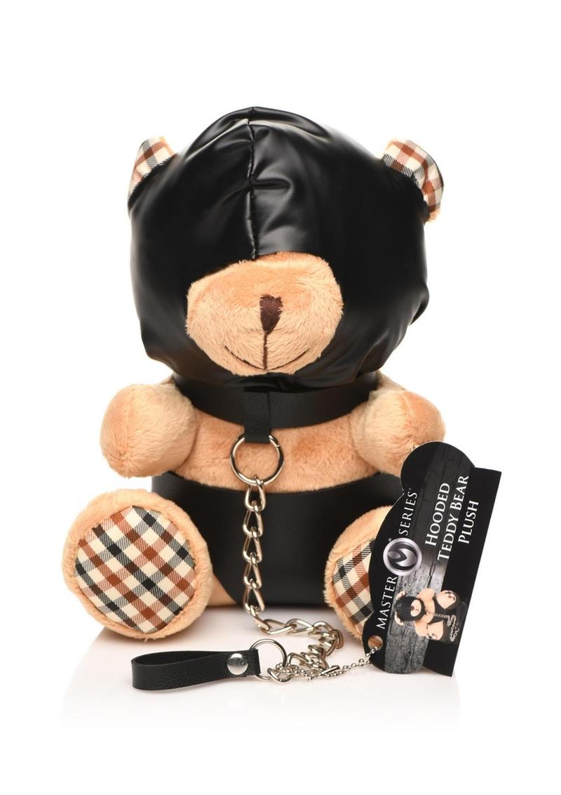Master Series Hooded Teddy Bear Plush Kinky Bondage Toy