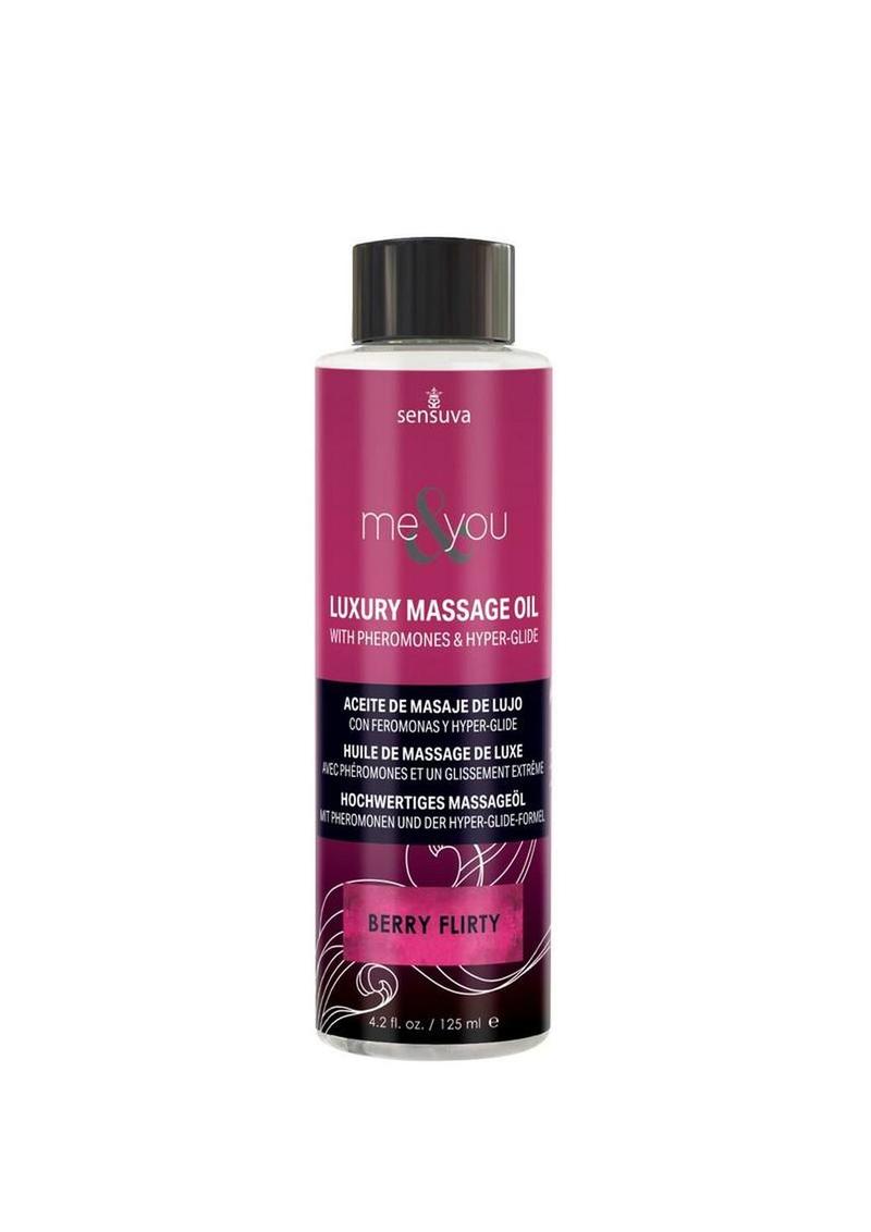 Me and You Pheromone Infused Luxury Massage Oil Berry Flirt