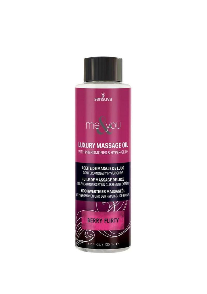 Me and You Pheromone Infused Luxury Massage Oil Berry Flirt