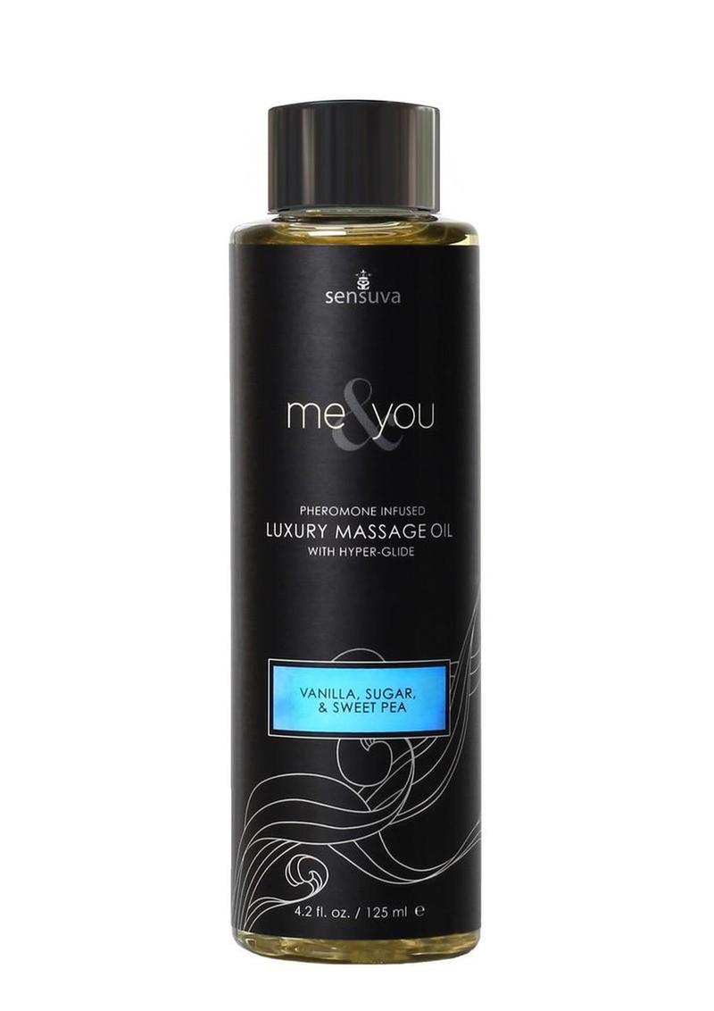 Me and You Pheromone Infused Luxury Massage Oil Vanilla Sugar Sweet Pea