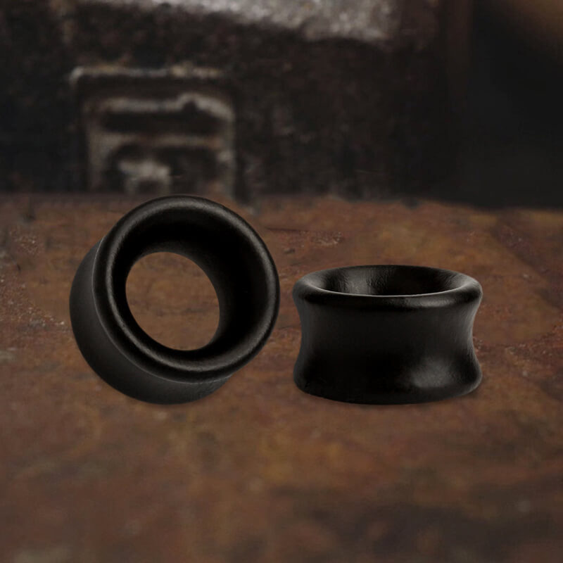 Minimalism Wood Tunnel Ear Gauges