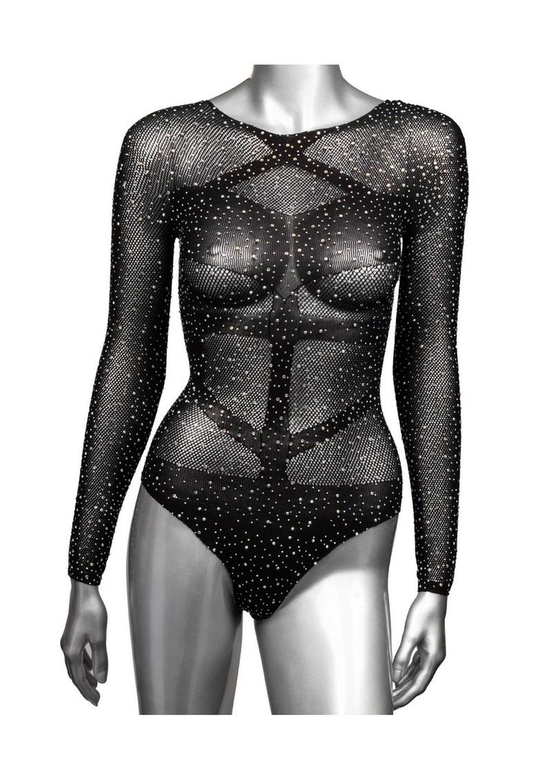 CalExotics Radiance Long Sleeve Plus Size Bodysuit