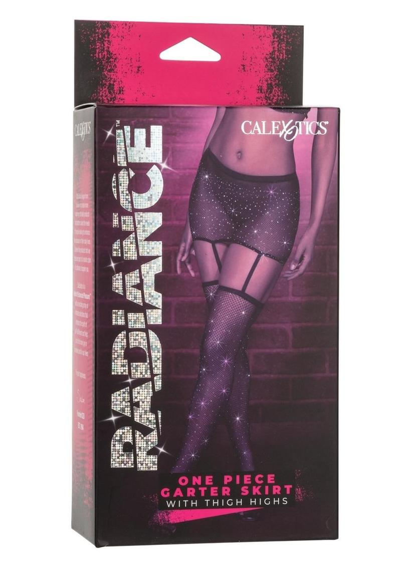 Radiance One-Piece Garter Skirt with Thigh Highs