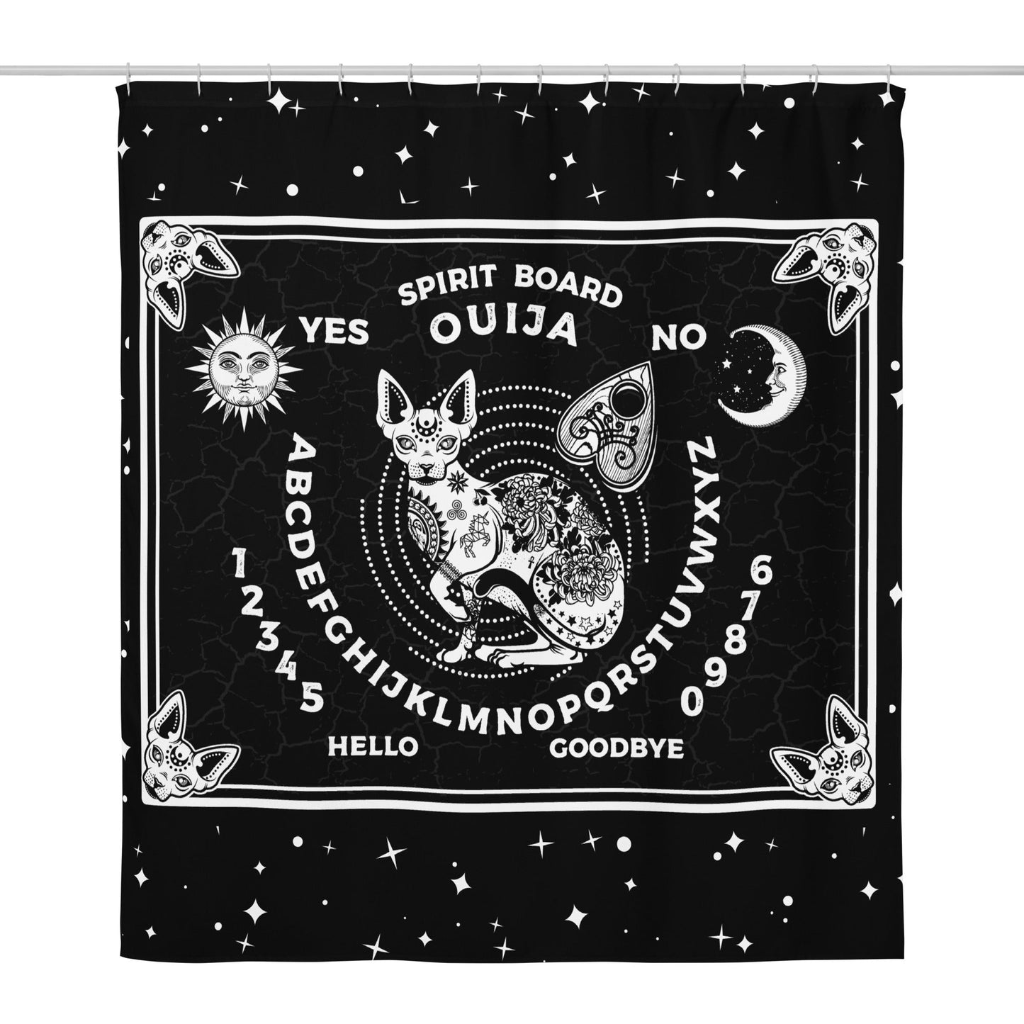 Ouija Board Shower Curtain