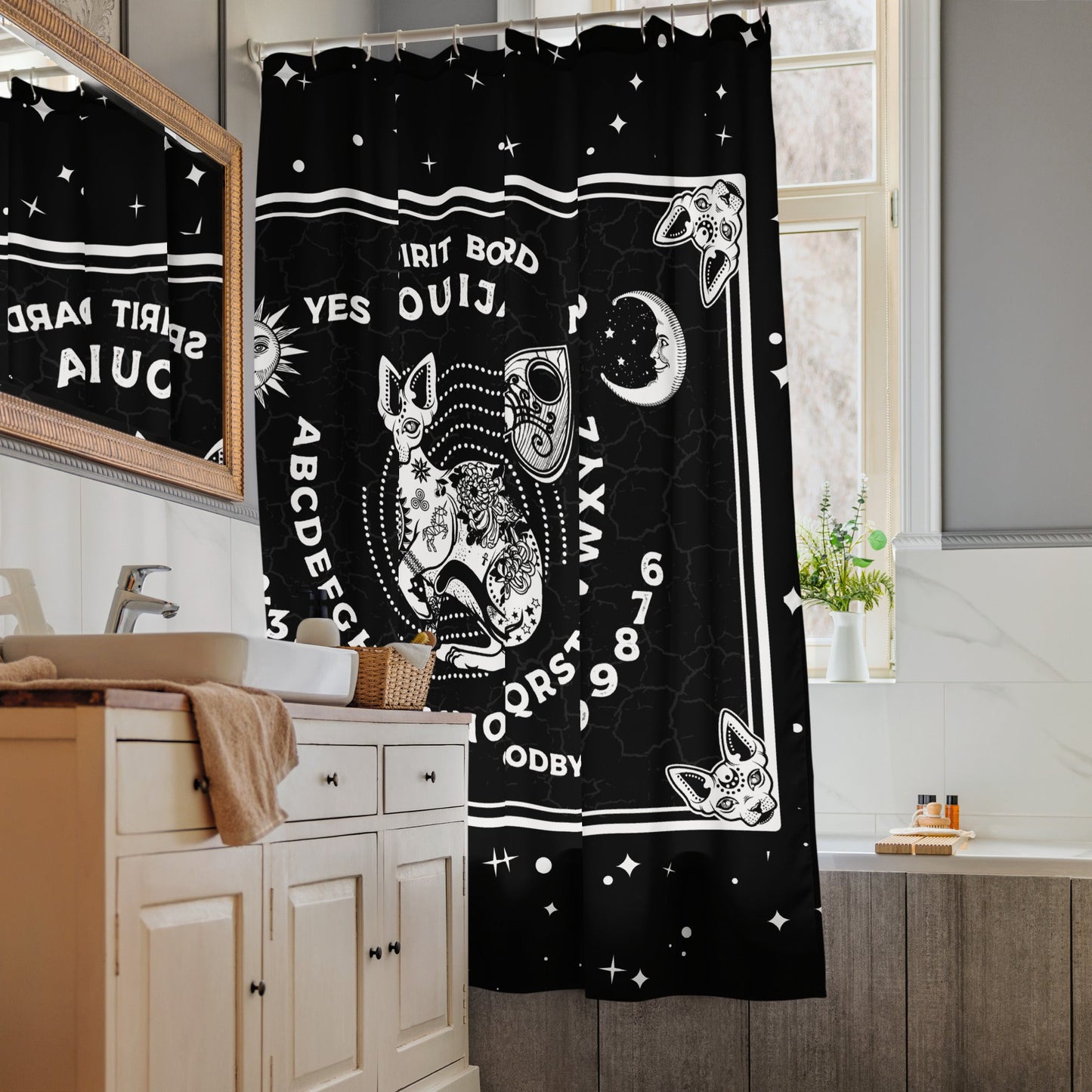 Ouija Board Shower Curtain