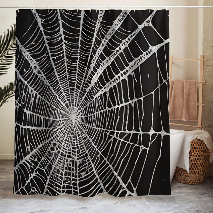 Spider Web Shower Curtain