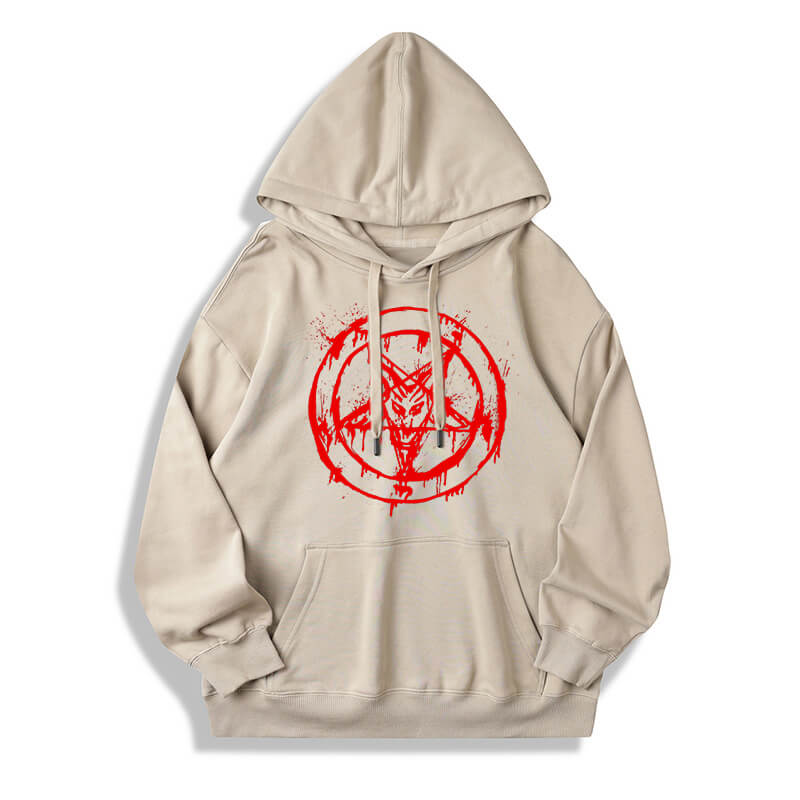 Sigil of Baphomet Cotton Pullover Hoodie