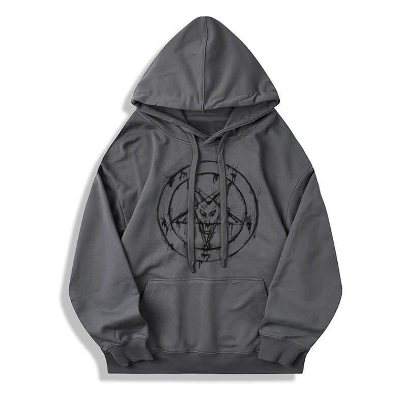 Sigil of Baphomet Cotton Pullover Hoodie