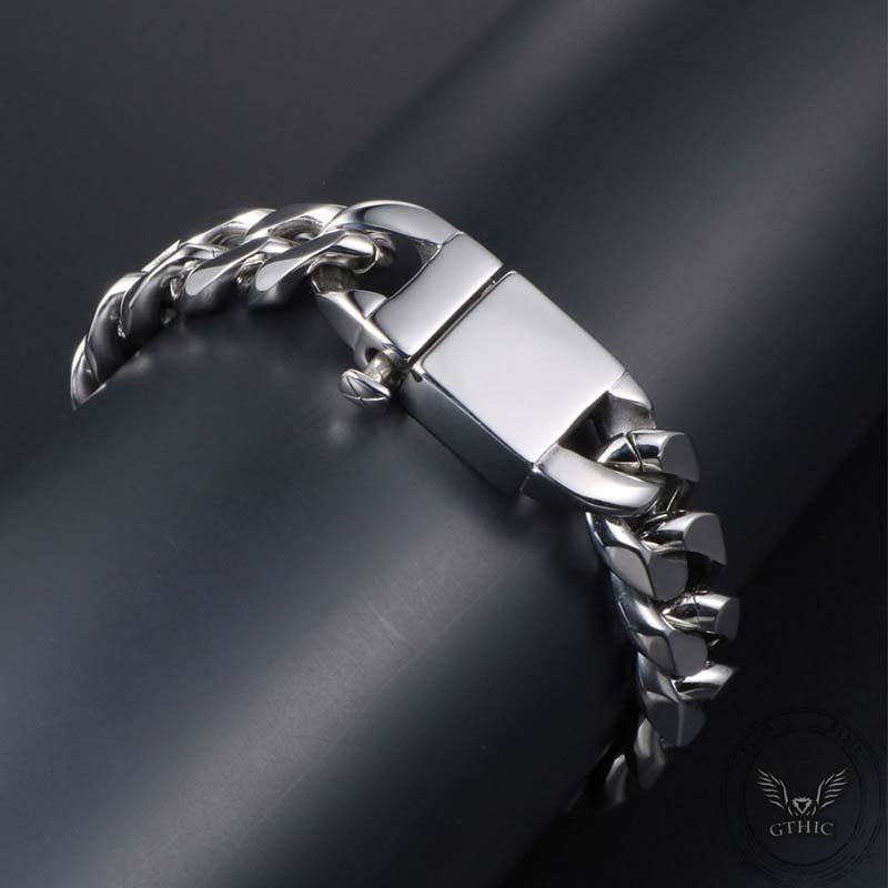 Simple Buckle Stainless Steel Bracelet