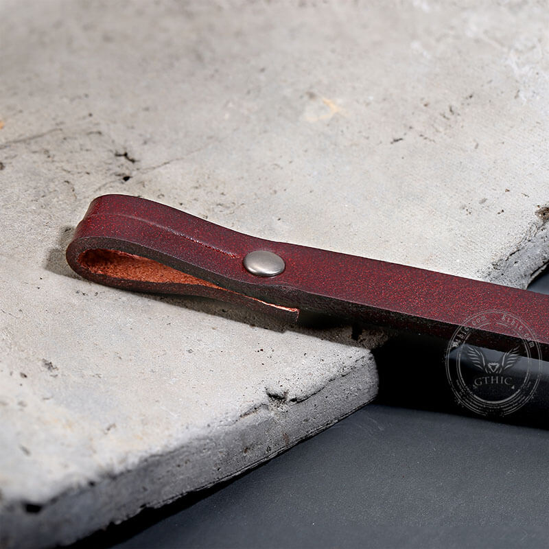 Simple Leather Anchor Alloy Bracelet