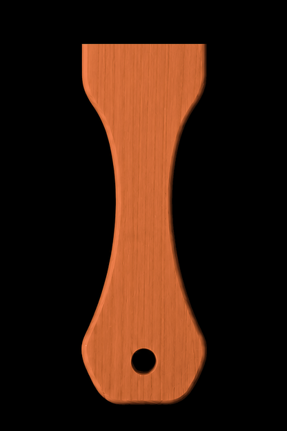 Slim Paddle in Cherry — Handle close-up