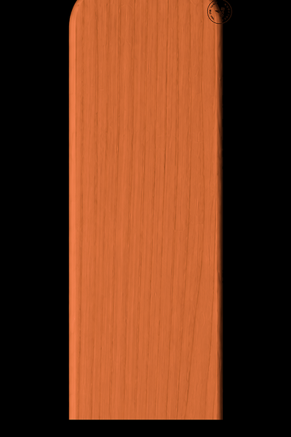 Slim Paddle in Cherry — Blade grain and maker's mark