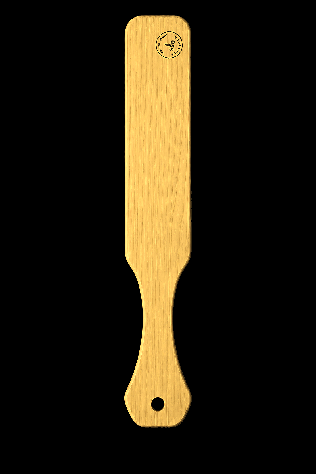 Slim Paddle in Pine — Maker's mark front
