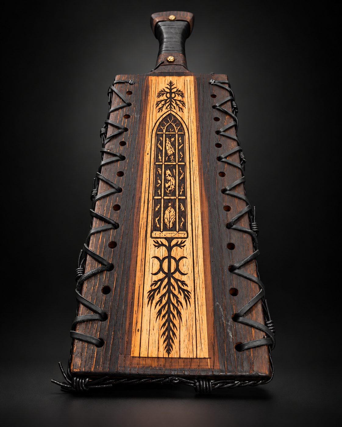 Hickory Bound Edge Full Paddle — One of One