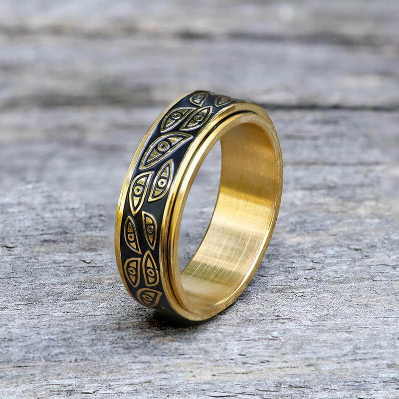 Stylish Corruption Demon Eye Spinner Ring