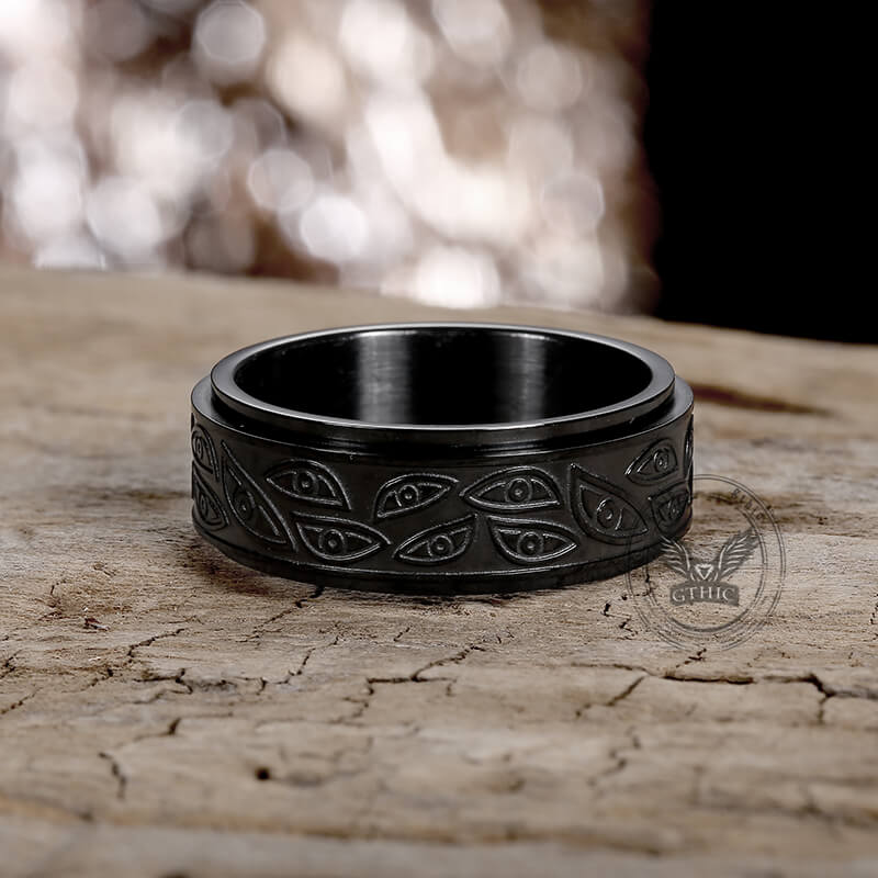 Stylish Corruption Demon Eye Spinner Ring