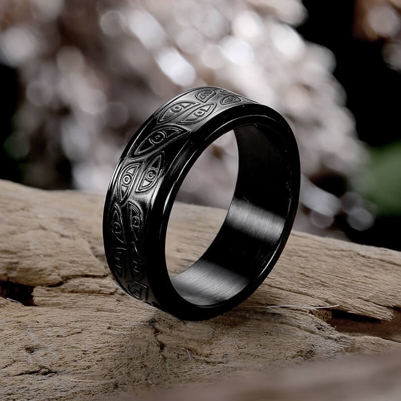 Stylish Corruption Demon Eye Spinner Ring