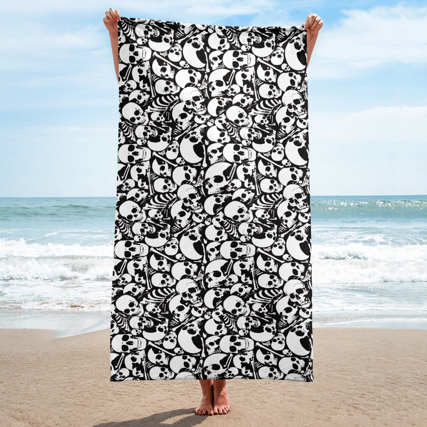 Skull and Bones Ossuary Towel