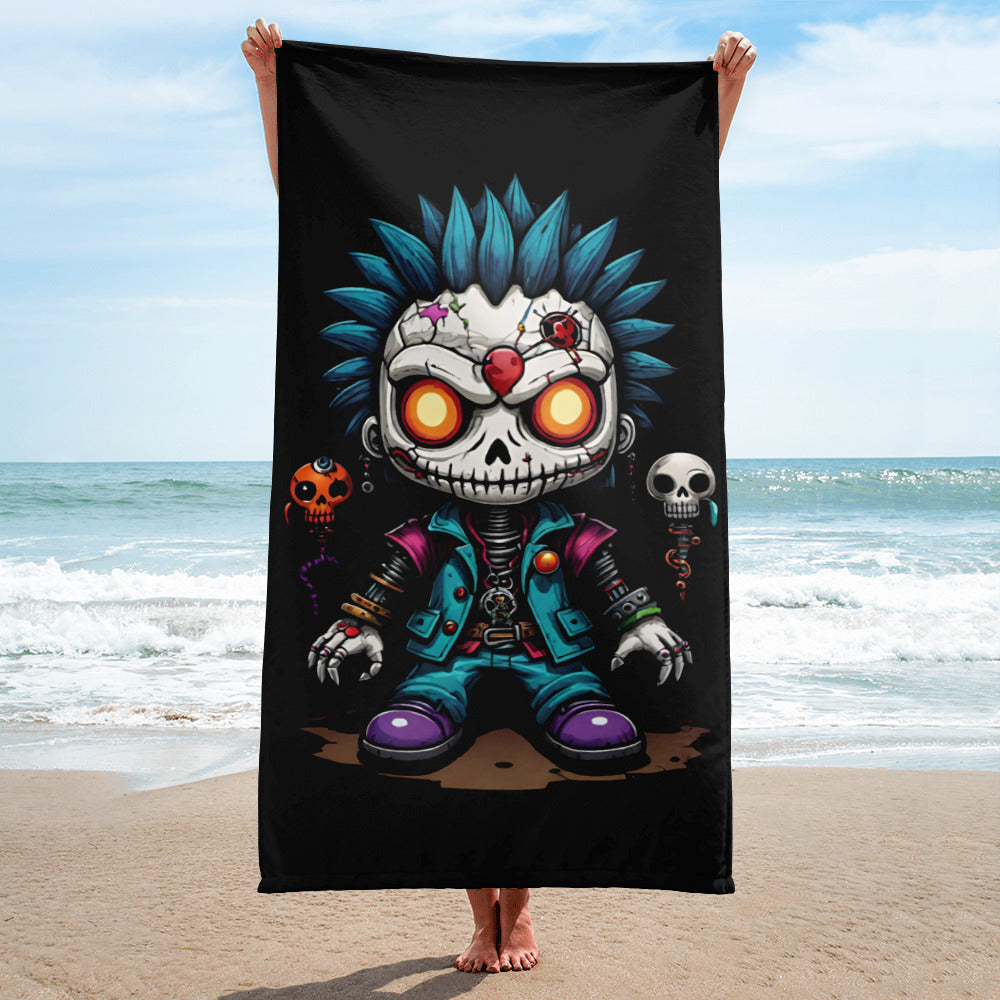 Grave Digs Voodoo Doll Punk Towel