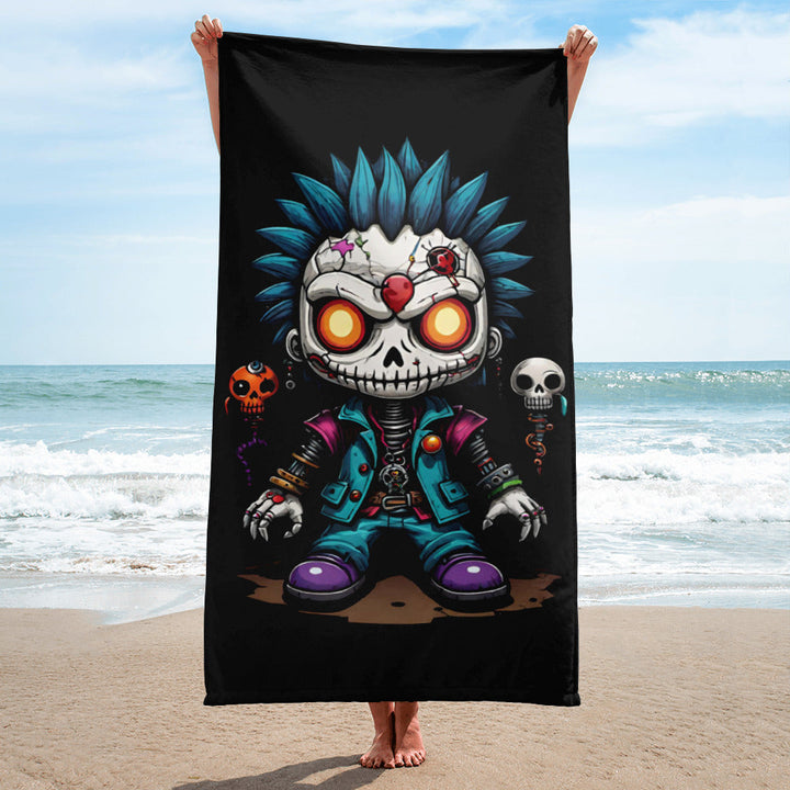 Grave Digs Voodoo Doll Punk Towel