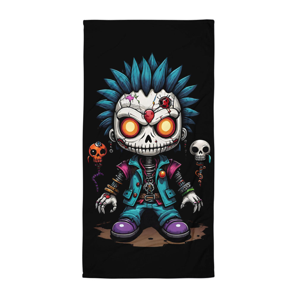 Grave Digs Voodoo Doll Punk Towel