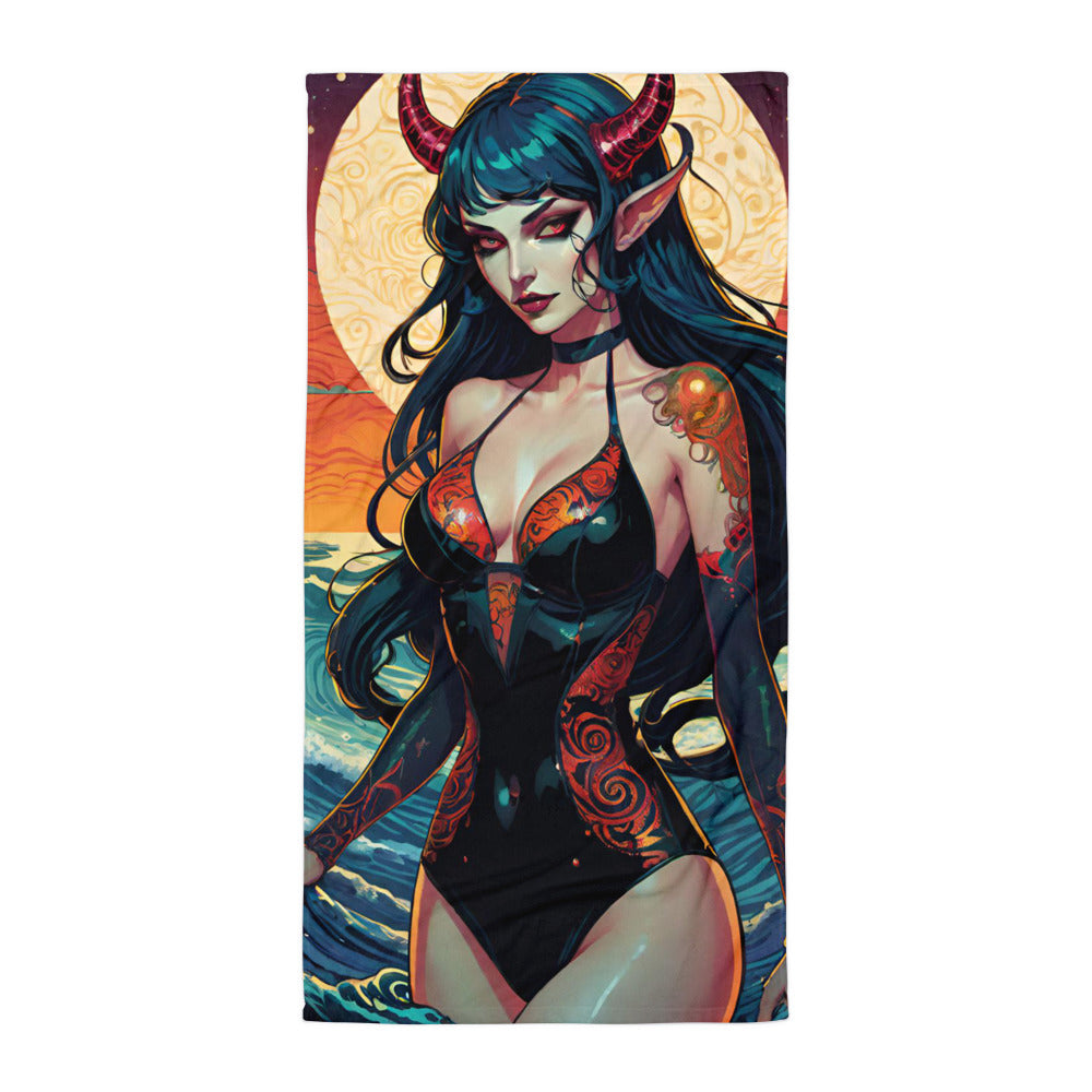 Sexy Swimsuit Succubus 1 Towel