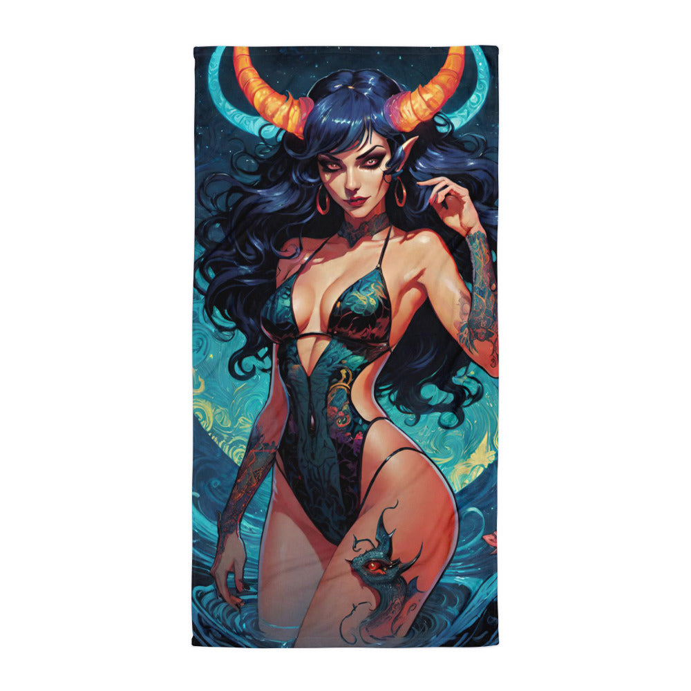 Sexy Swimsuit Succubus 3 Towel